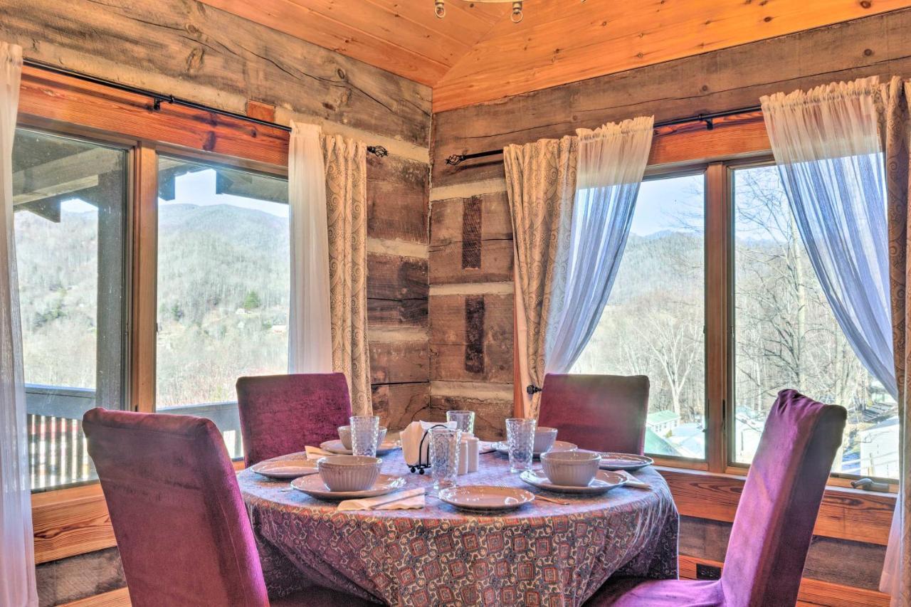 The Cabin At Marys Place With Deck And Mtn Views! Villa Maggie Valley Kültér fotó